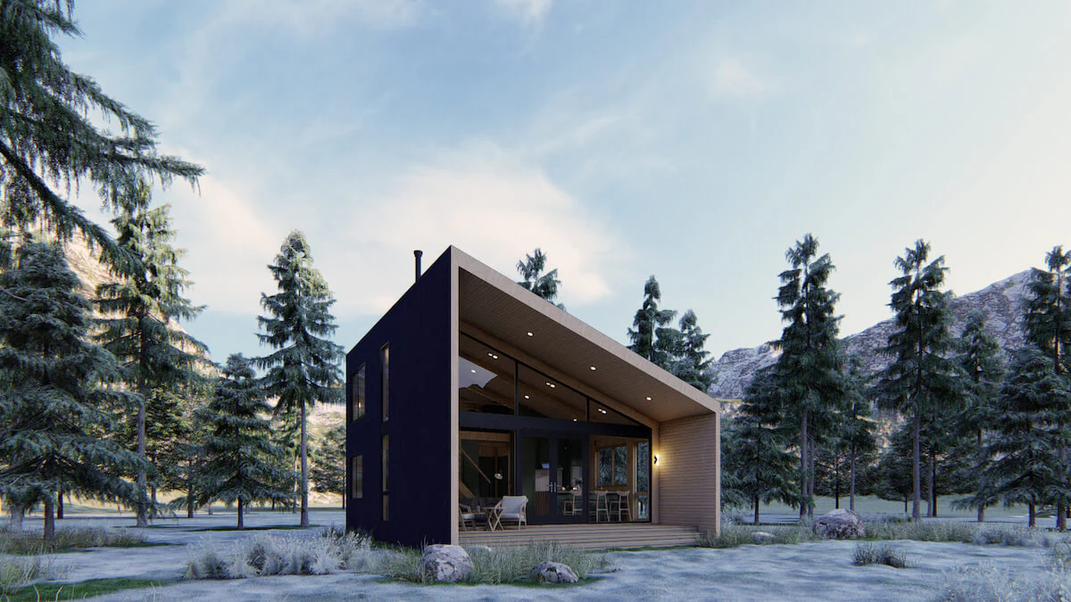 Modern Wilderness Cabin - Image 10