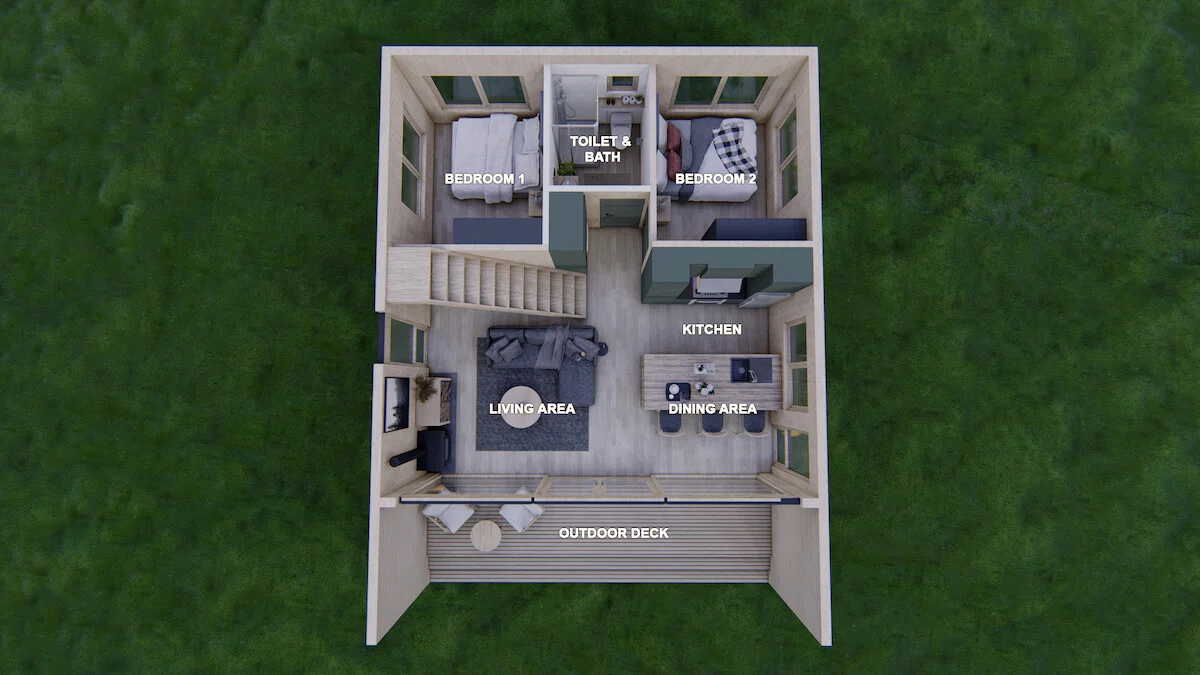 Modern Wilderness Cabin - Image 11