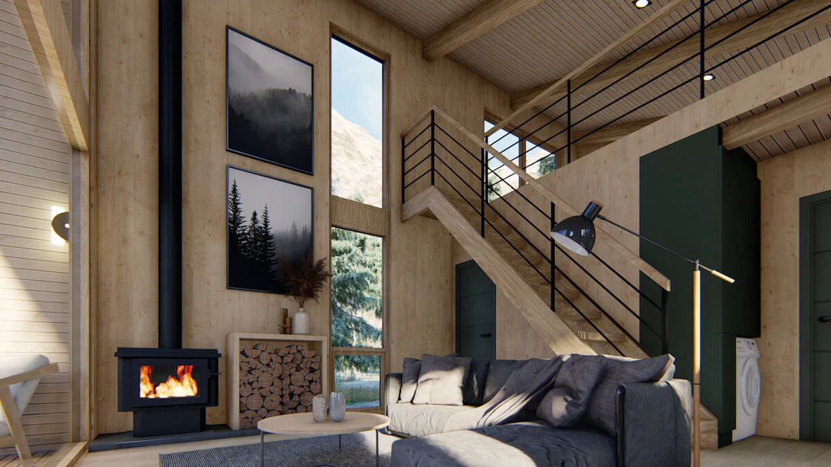 Modern Wilderness Cabin - Image 3