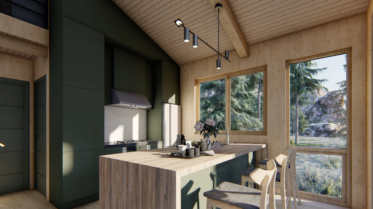 Modern Wilderness Cabin - Image 5